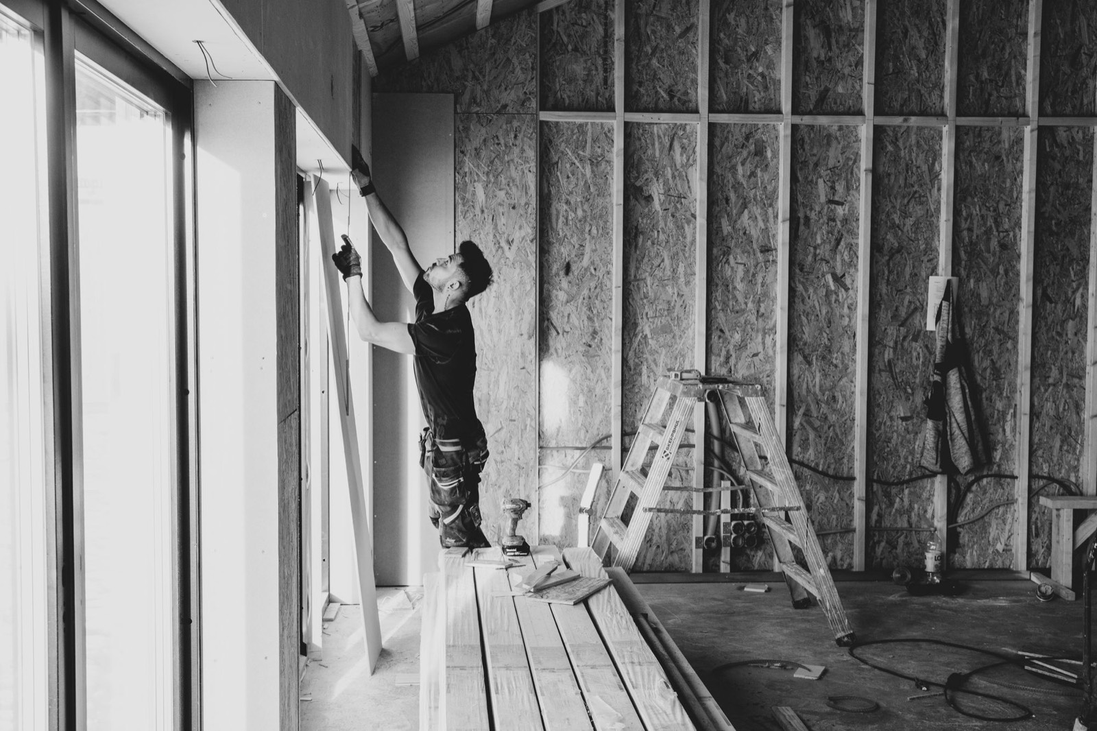 Cantiere durante la ristrutturazione